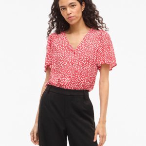 Vila Grace V-Neck Top