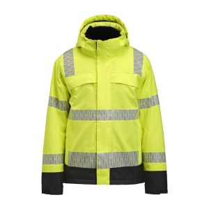 1235 Vinterjacka Varsel Gul/Svart XS