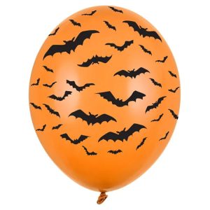 Ballonger Fladdermöss Orange 6-pack