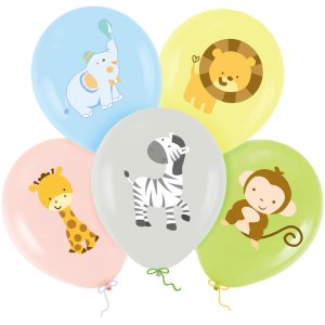 Ballonger Glada Djur 5-pack