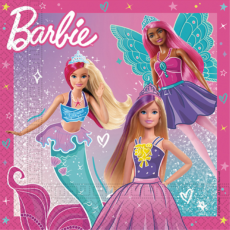 Barbie Servetter 20-pack - Bild 2