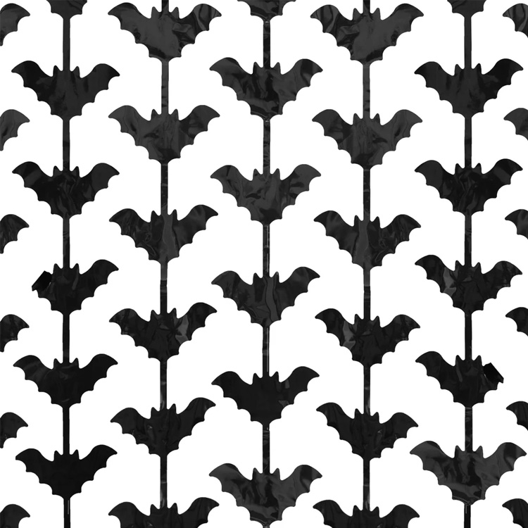 Dörrdraperi Folie Fladdermöss Svart 100x200cm - Bild 2