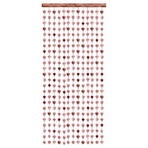 Dörrdraperi Hjärtan Roséguld 100x245cm