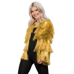 Fever Glitterjacka Guld