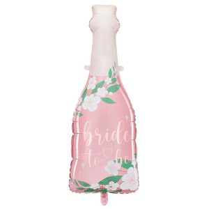 Folieballong Flaska ”Bride To Be” 108cm