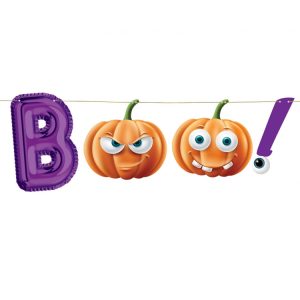 Pappersgirlang ”Boo” 150cm